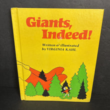 Load image into Gallery viewer, Giants, Indeed! (Virginia Kahl) (Weekly Reader Children's Book Club) -hardcover
