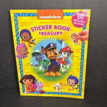 Load image into Gallery viewer, Nickelodeon Sticker Book Treasury: Over 350 Reusable Stickers -character activity paperback
