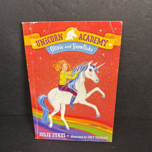 Load image into Gallery viewer, Olivia and Snowflake (Unicorn Academy) (Julie Sykes) -series paperback
