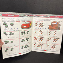 Load image into Gallery viewer, Math (Disney Learning Workbook / Disney Pixar: The World of Cars) -character workbook paperback
