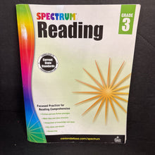 Load image into Gallery viewer, Spectrum 3rd Grade Reading Workbook -workbook paperback

