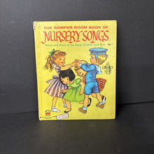 Load image into Gallery viewer, The Romper Room Book of Nursery Songs: Words and Music to the Songs Children Love Best (Vintage Collectible c. 1954) (Dorothy Berliner Commins) -hardcover
