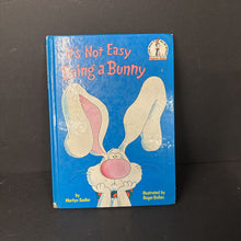 Load image into Gallery viewer, It's Not Easy Being a Bunny (Marilyn Sadler) -dr seuss hardcover
