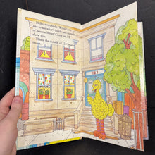 Load image into Gallery viewer, Inside Sesame Street (Golden Sturdy Books) (Jim Henson's Sesame Street Muppets) (Vintage Collectible 1999) -character board
