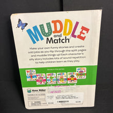 Load image into Gallery viewer, Muddle and Match Jobs: A Mix-and-Match Book -board
