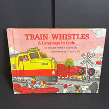 Load image into Gallery viewer, Train Whistles: A Language in Code (Helen Roney Sattler) -hardcover
