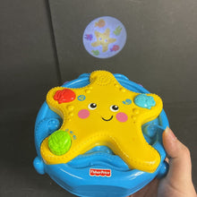 Load image into Gallery viewer, Ocean Wonders Starfish Take Along Crib Projector Soother Battery Operated
