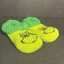 Load image into Gallery viewer, Boys Grinch Christmas Slippers

