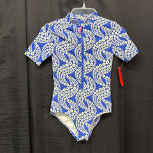Load image into Gallery viewer, Flower Zip Swimwear
