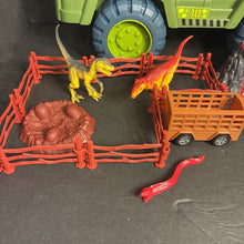 Load image into Gallery viewer, Dinosaur Transport Truck w/Dinosaurs &amp; Accessories
