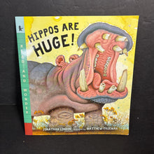Load image into Gallery viewer, Hippos Are Huge! (Jonathan London) (Read and Wonder) (Mammals) -educational paperback
