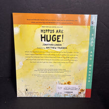 Load image into Gallery viewer, Hippos Are Huge! (Jonathan London) (Read and Wonder) (Mammals) -educational paperback
