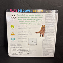 Load image into Gallery viewer, Noisy Dinosaurs (Tiger Tales) (My First Touch and Feel Sound Book) -touch &amp; feel sound board
