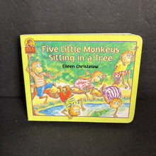 Load image into Gallery viewer, Five Little Monkeys Sitting in a Tree (Eileen Christelow) -board
