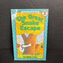 Load image into Gallery viewer, The Great Snake Escape (I Can Read Level 2) (Molly Coxe) -reader paperback
