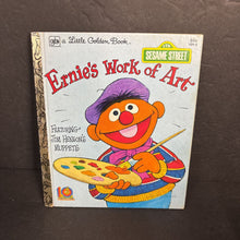Load image into Gallery viewer, Ernie's Work of Art (Sesame Street) (Vintage Collectible 1979) (Golden Book) (Jim Henson's Muppets) -character hardcover

