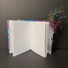 Load image into Gallery viewer, Reverse Sequin Journal Notebook w/Pen (NEW)
