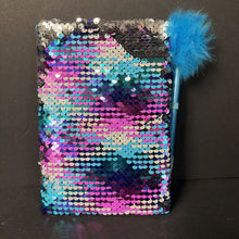 Load image into Gallery viewer, Reverse Sequin Journal Notebook w/Pen (NEW)
