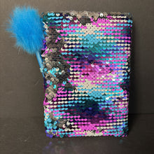 Load image into Gallery viewer, Reverse Sequin Journal Notebook w/Pen (NEW)

