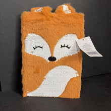 Load image into Gallery viewer, Reverse Sequin Plush Fox Journal Notebook (NEW)
