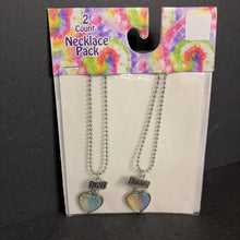 Load image into Gallery viewer, 2pk "Best Friends" Mermaid Heart Necklaces (NEW)
