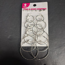 Load image into Gallery viewer, 9pk Stud &amp; Hoop Earrings (NEW)
