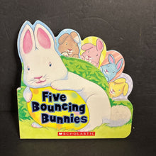 Load image into Gallery viewer, Five Bouncing Bunnies (Season: Spring, Holiday: Easter) -board
