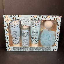 Load image into Gallery viewer, 5pc Fresh Cotton Scented Bath Gift Set (NEW)
