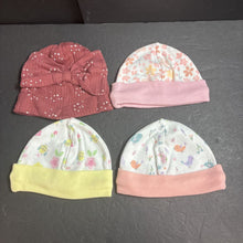 Load image into Gallery viewer, 4pk Girls Infant Hats
