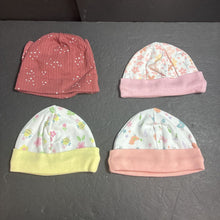Load image into Gallery viewer, 4pk Girls Infant Hats
