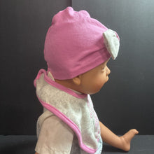 Load image into Gallery viewer, Girls Hat &amp; Bib Set
