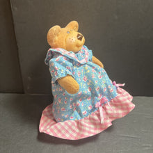 Load image into Gallery viewer, Selma Jean Possum Queen Flocked Bear 1986 Vintage Collectible (Furskins)
