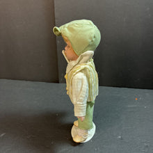 Load image into Gallery viewer, Porcelain Boy Doll in Striped Outfit (Far East Brokers)
