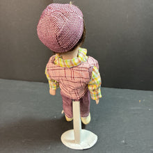 Load image into Gallery viewer, Porcelain Boy Doll in Overall Outfit (Far East Brokers)
