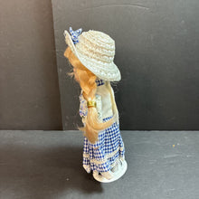 Load image into Gallery viewer, Porcelain Doll in Plaid Dress (Far East Brokers)
