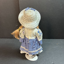 Load image into Gallery viewer, Porcelain Doll in Plaid Dress (Far East Brokers)
