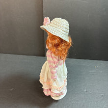 Load image into Gallery viewer, Porcelain Doll in Plaid Dress (Far East Brokers)
