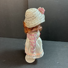 Load image into Gallery viewer, Porcelain Doll in Plaid Dress (Far East Brokers)
