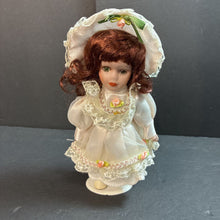 Load image into Gallery viewer, Porcelain Doll in Flower Dress (Far East Brokers)
