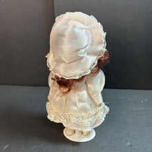 Load image into Gallery viewer, Porcelain Doll in Flower Dress (Far East Brokers)
