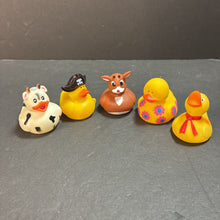 Load image into Gallery viewer, 5pk Bath Ducks
