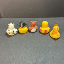 Load image into Gallery viewer, 5pk Bath Ducks
