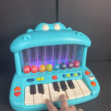 Load image into Gallery viewer, Hippo Pop Play Piano Battery Operated
