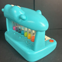 Load image into Gallery viewer, Hippo Pop Play Piano Battery Operated
