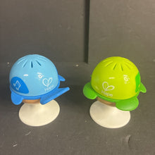 Load image into Gallery viewer, 2pk Stay-Put Sea Animal Suction Cup Rattles
