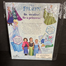Load image into Gallery viewer, [NEW] Make It Paper Dresses - Paper, Stencils, Press-Outs, &amp; Stickers (Disney Frozen)-character activity hardcover
