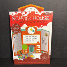 Load image into Gallery viewer, [NEW] Schoolhouse Wipe-Clean Playset Trifold, Notepad, &amp; Sticker Sheet (Pre K-1) (Bendon) -workbook paperback
