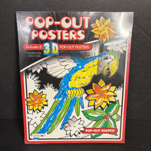 Load image into Gallery viewer, [NEW] Pop-Out Posters: Includes 8 3D Pop-Out Posters w/ Pop-Out Shapes (Bendon) -pop up paperback
