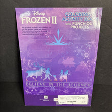 Load image into Gallery viewer, [NEW] Disney Frozen II Coloring &amp; Activity Book with Punch-Out Projects - Includes 6 Double-Sided Project Pages! Plus a Bonus Picture Frame on the Back! (Bendon) -character activity paperback
