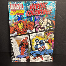 Load image into Gallery viewer, [NEW] Marvel Comics Heroic Coloring! (Bendon) -character activity paperback
